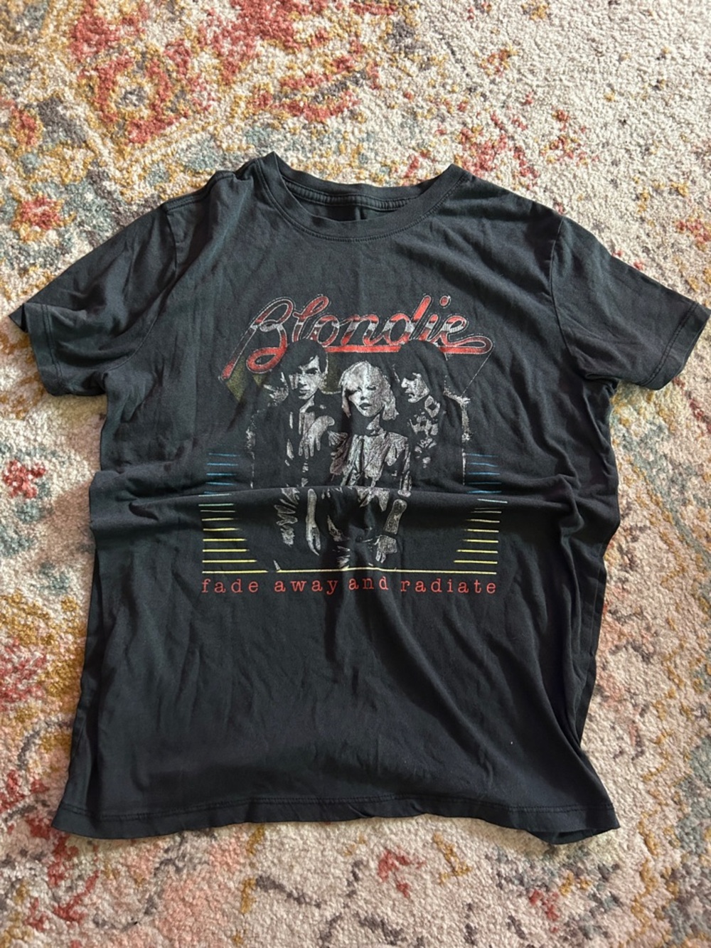 Washed Black Blondie Graphic Tee